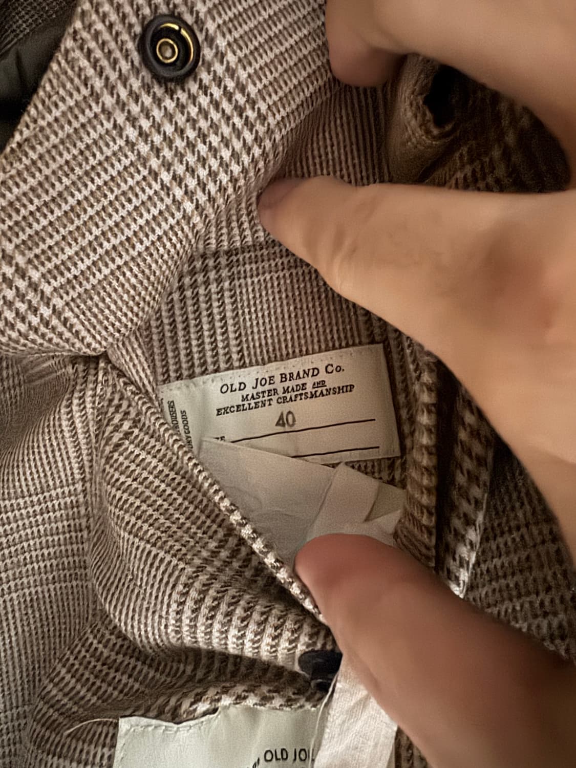 올드조 파티나 오일드 허스키 왁스 자켓 40 사이즈 상품이미지3