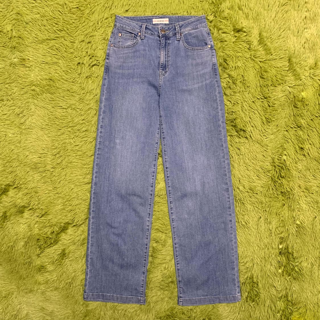 [26] 게스 골드플레이트 와이드핏 데님팬츠 상품이미지3