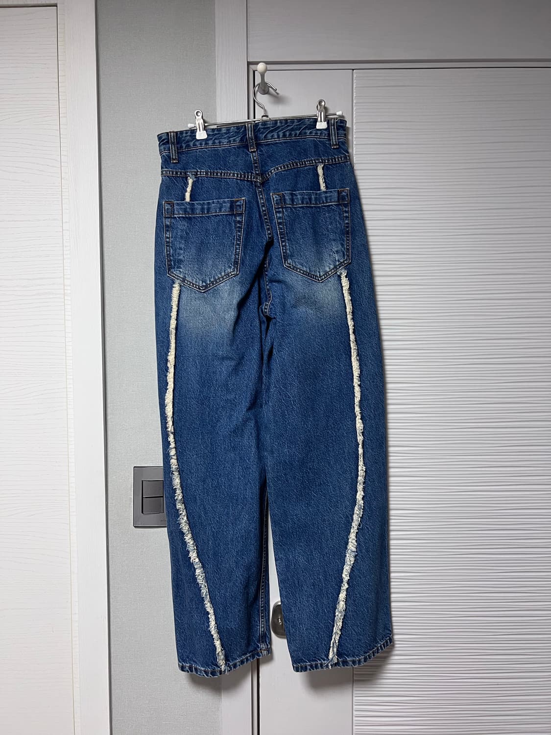 [0] Noun wave cut denim pants  상품이미지4