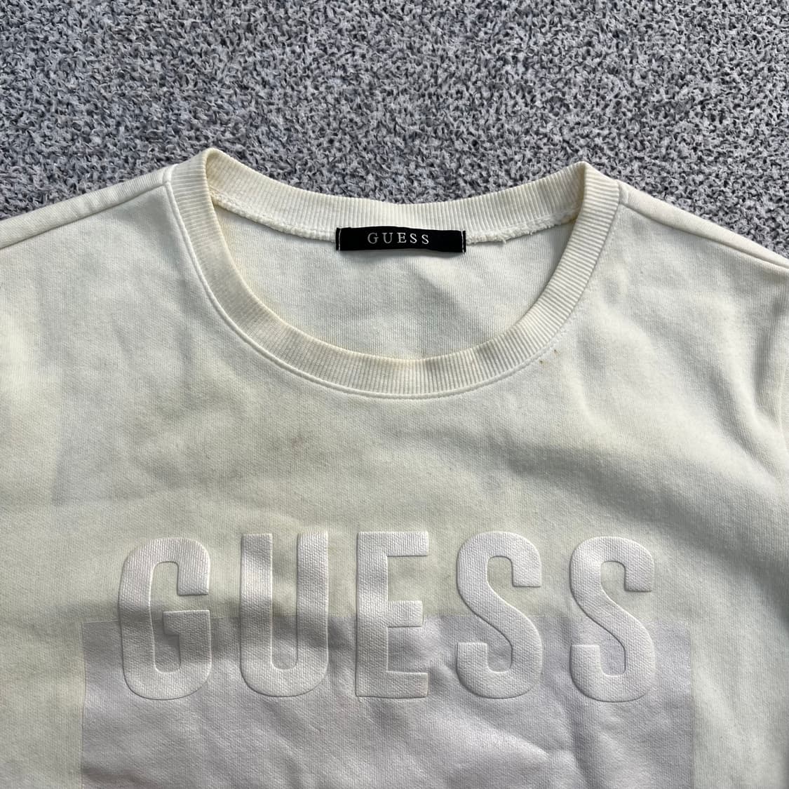 XS 게스 긴팔 맨투맨 (전체오염) 0326M 상품이미지4