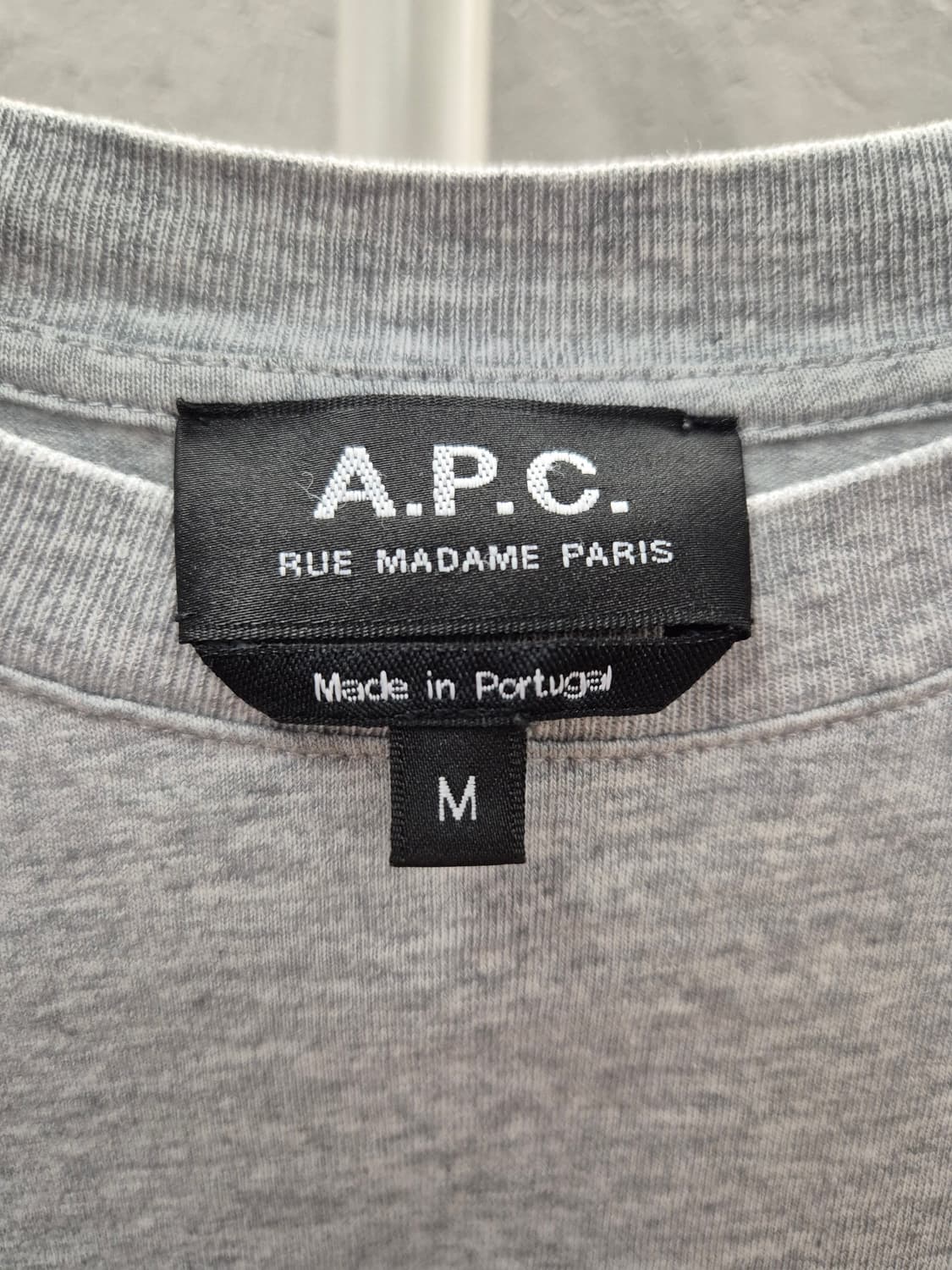 아페쎄 'SVEN' 로고 시그널 프린트 라운드 티셔츠 M 상품이미지5