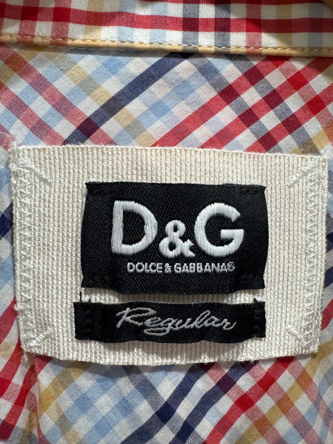 D&G 체크 셔츠 50사이즈 상품이미지6