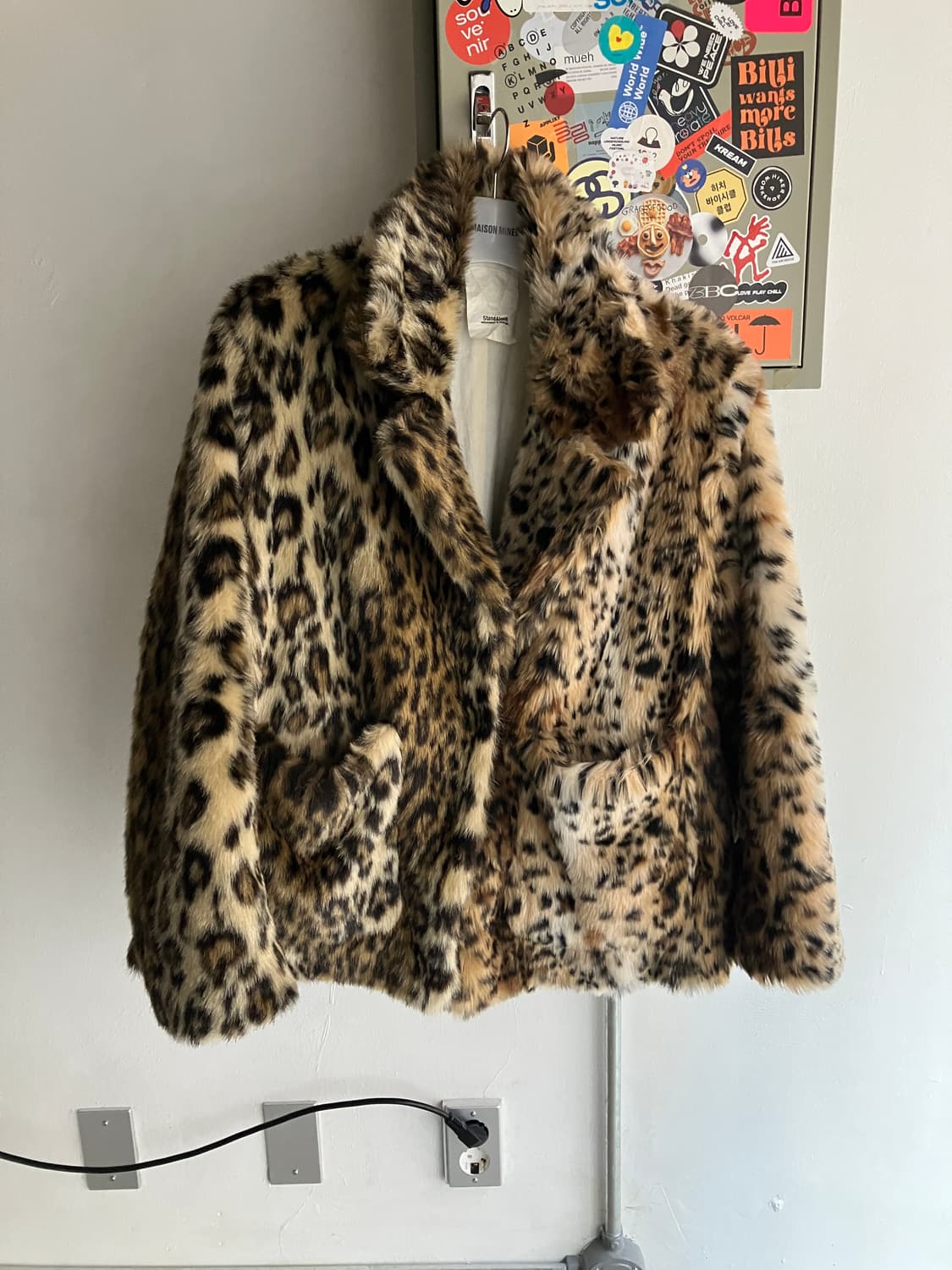 standalone 레오파드 퍼 자켓 상품이미지1
