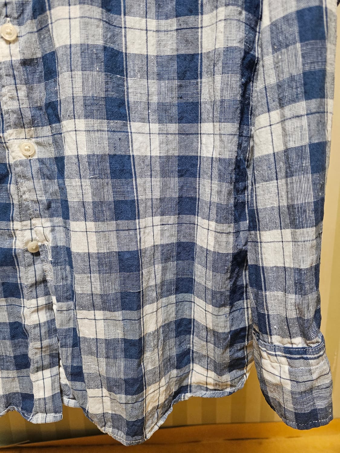 유니클로 셔츠 린넨 XL 상품이미지6