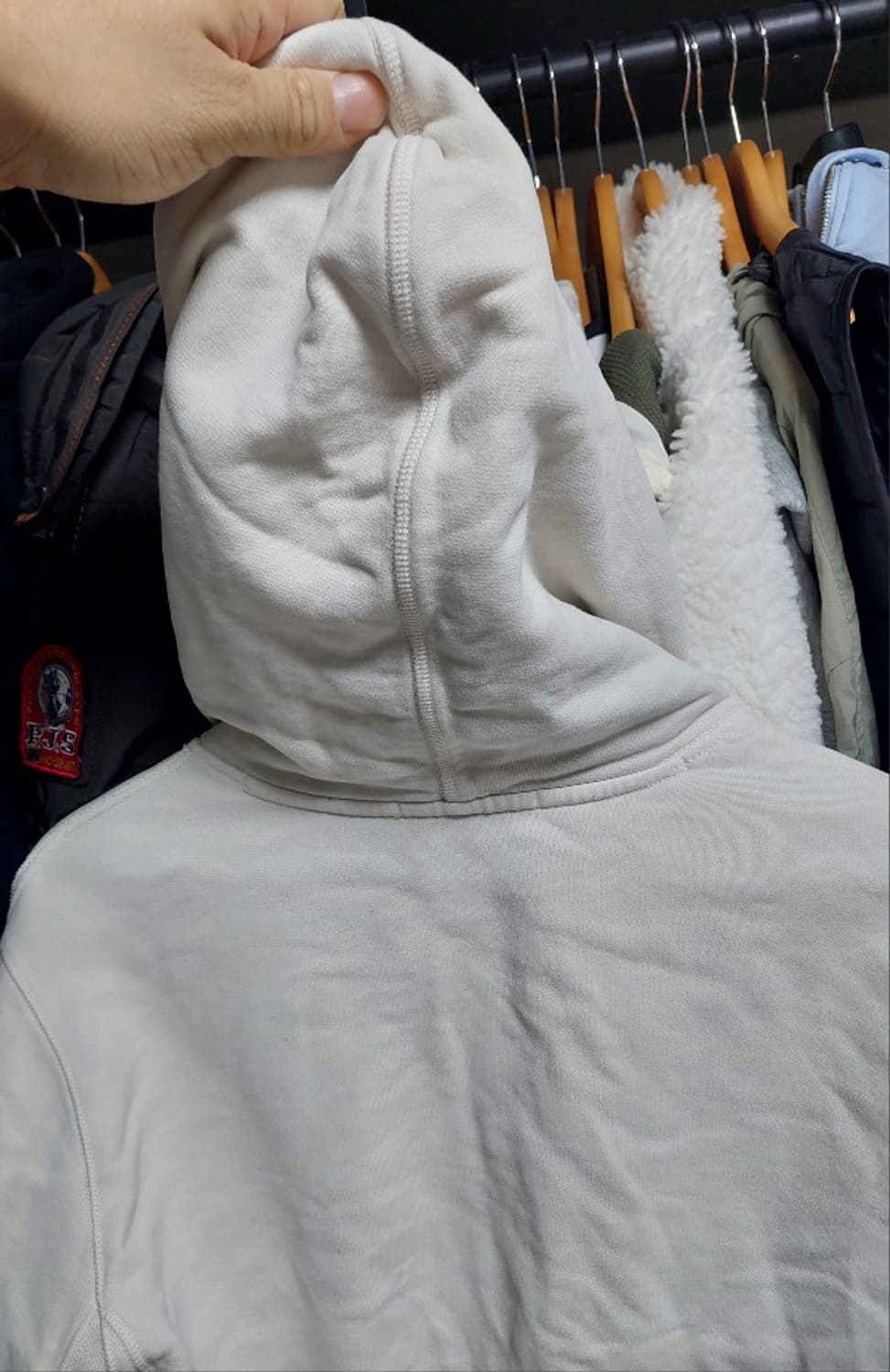 스톤아일랜드 후드티 아이보리 m 상품이미지5