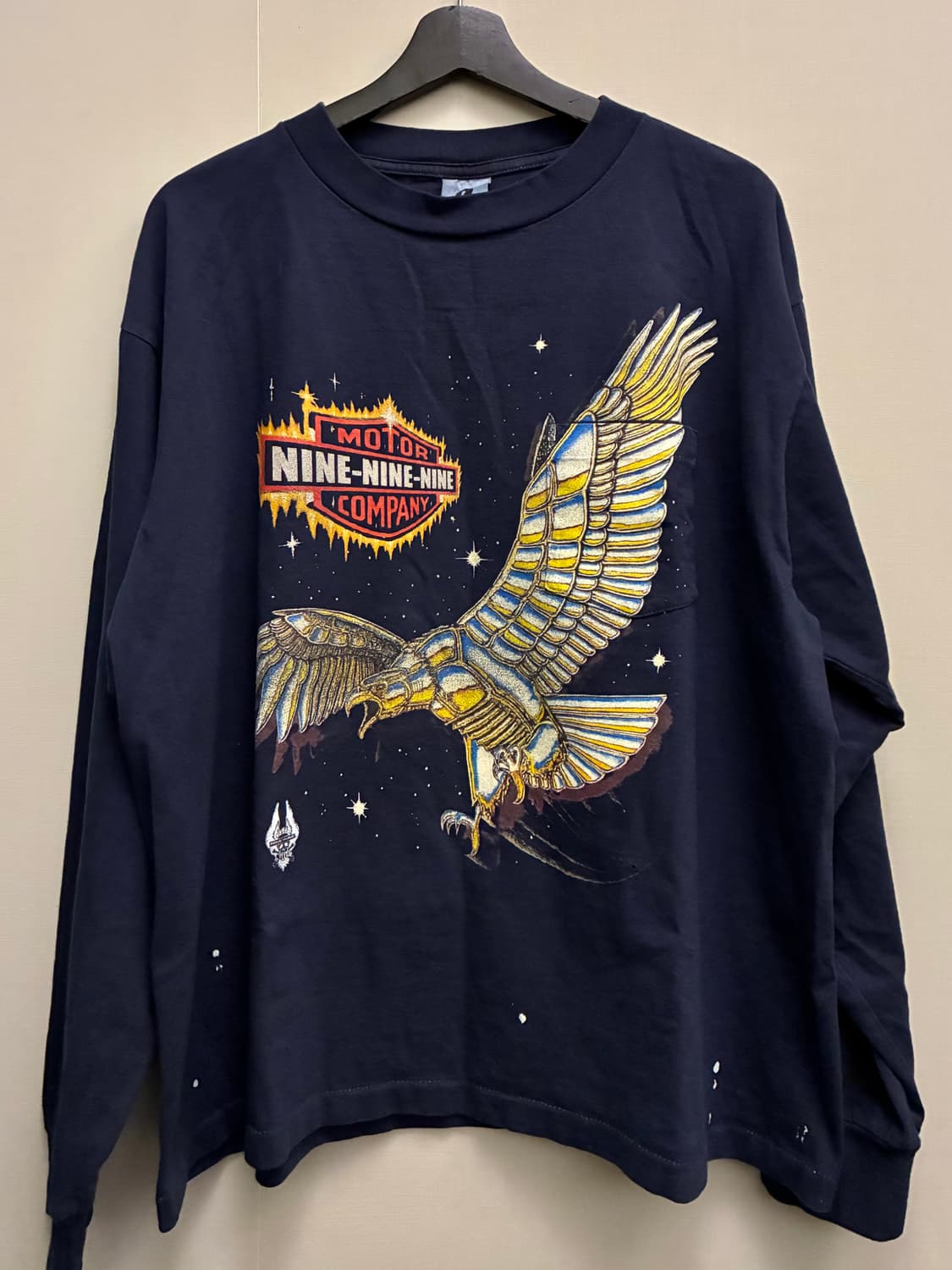 (2/105)핑거프레스 w.nine 튜블라 싱글스티치 롱슬리브 도넛리벤지 상품이미지2