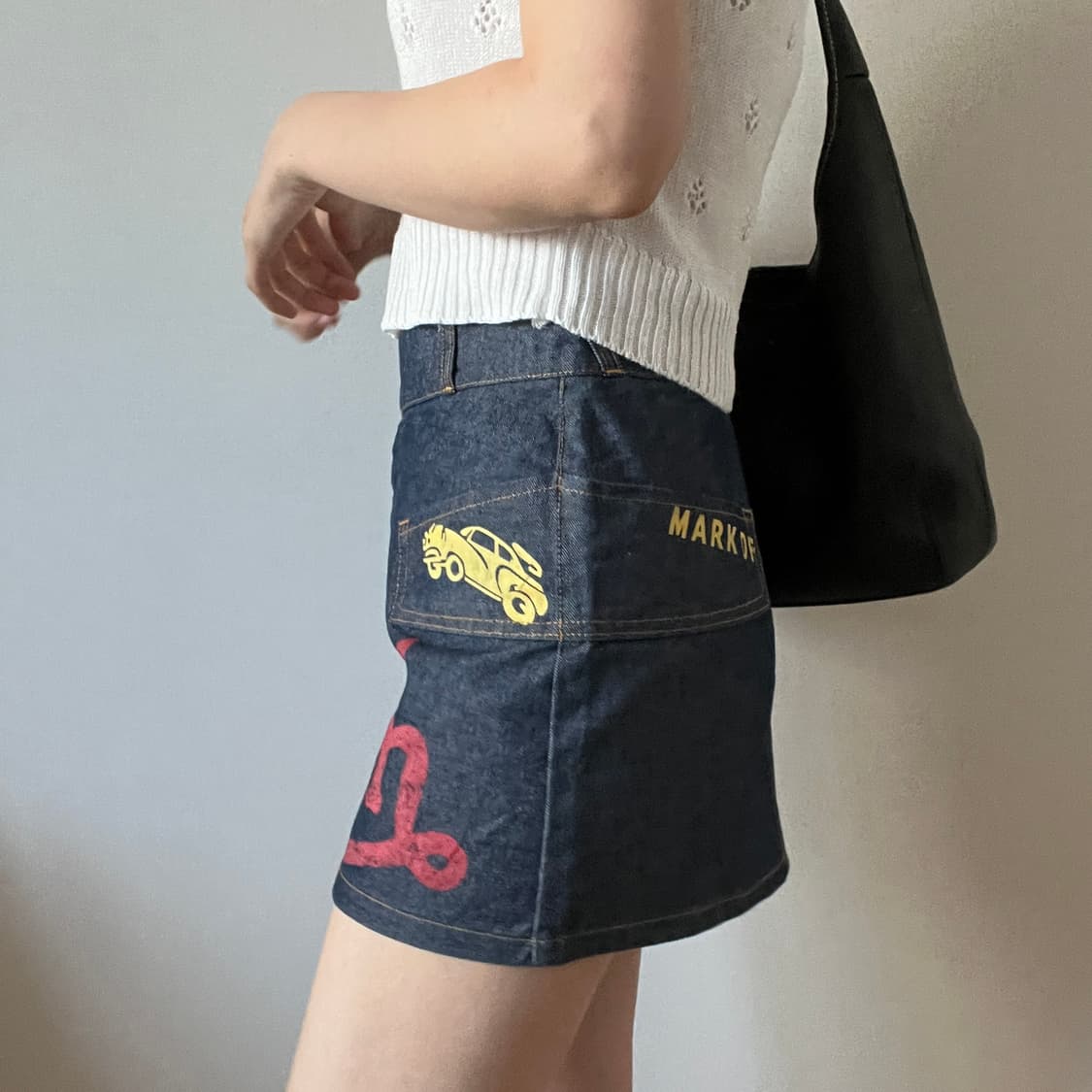 Von Dutch denim cotton 100% skirt 상품이미지3