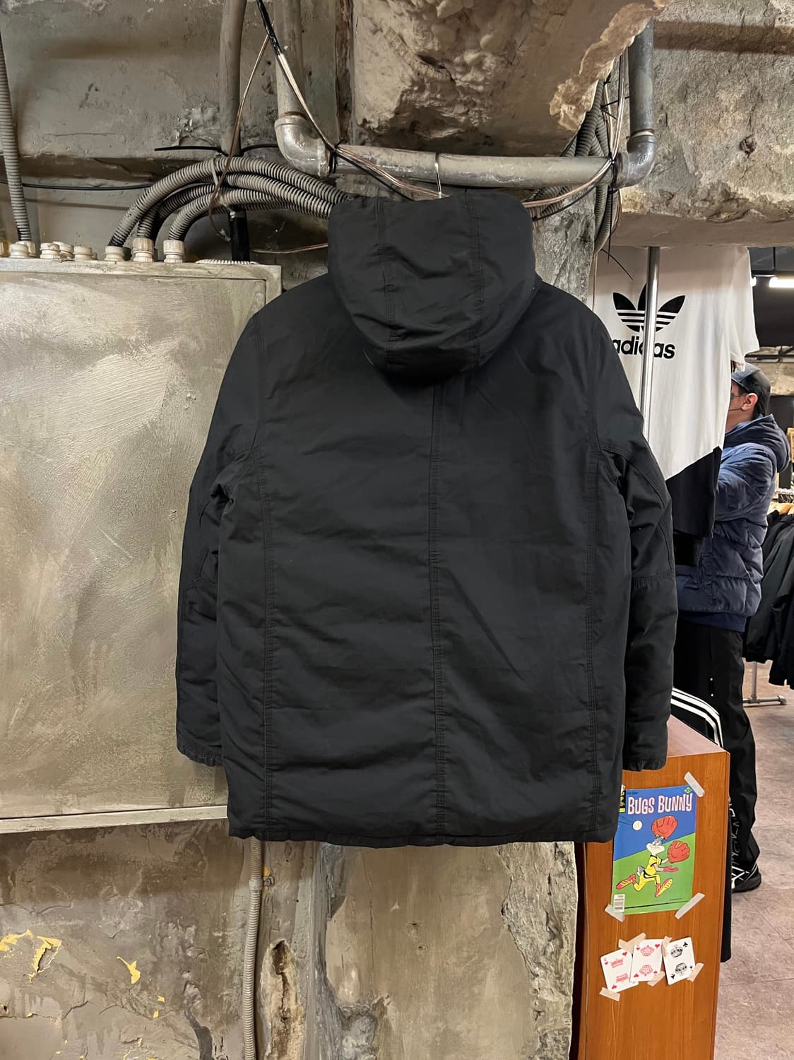 리바이스 후드 덕다운 자켓 블랙 M #csz2321 상품이미지2