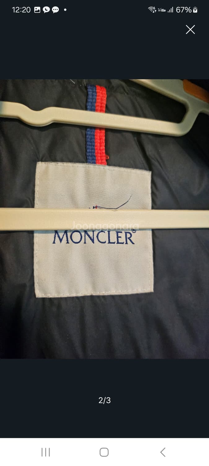 특가) 몽클레어  패딩 점퍼.  M/L 상품이미지2