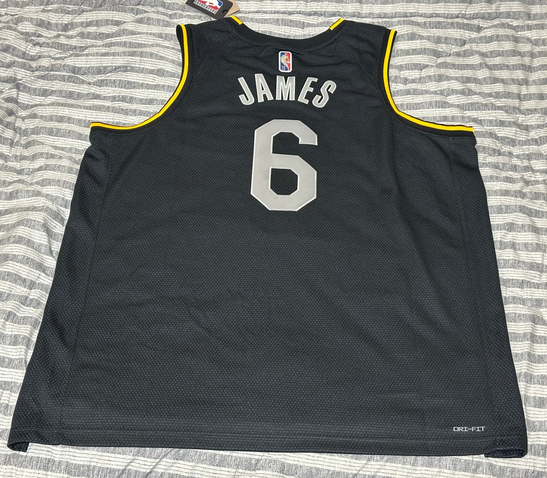[2XL] 나이키 르브론 LA레이커스 셀렉트 MVP 스윙맨 저지 농구 상품이미지5