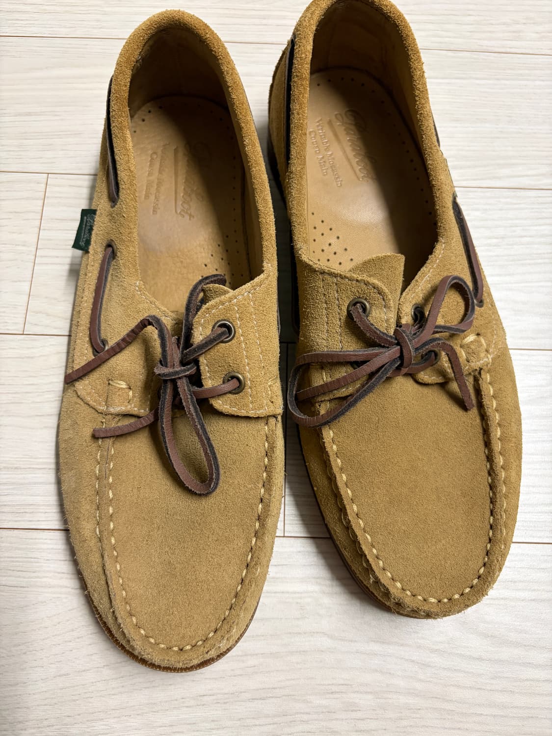 파라부트 바스 스웨이드 보트 슈즈 상품이미지2