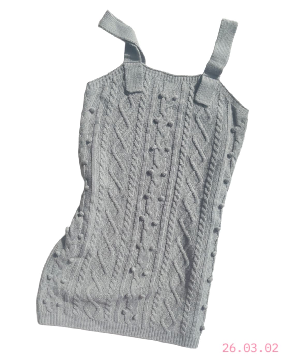 Japanese grey knit dress 상품이미지2