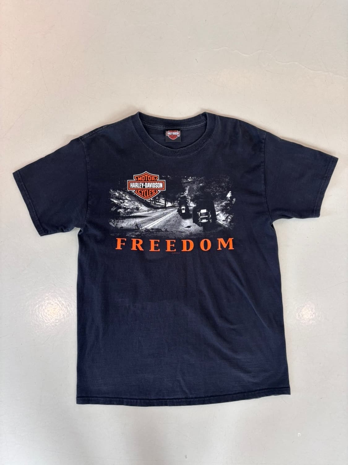 Vintage Harley Davidson Round T 상품이미지2