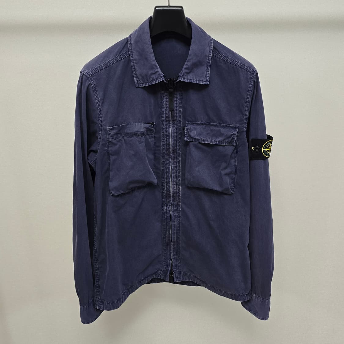 스톤아일랜드 가먼트다이드 오버셔츠 자켓 s사이즈 90 95 판매 상품이미지1