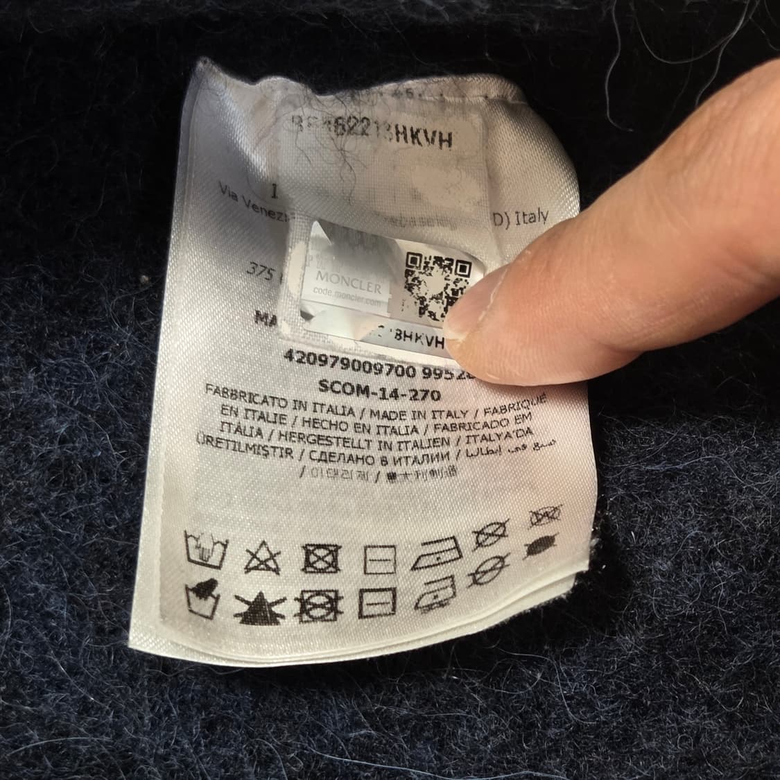 Moncler 몽클레르 삼색 배색 니트 상품이미지6