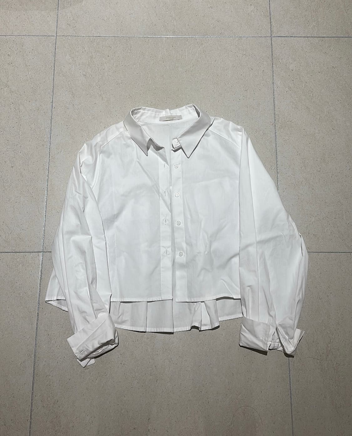 White Frill Shirt 상품이미지1