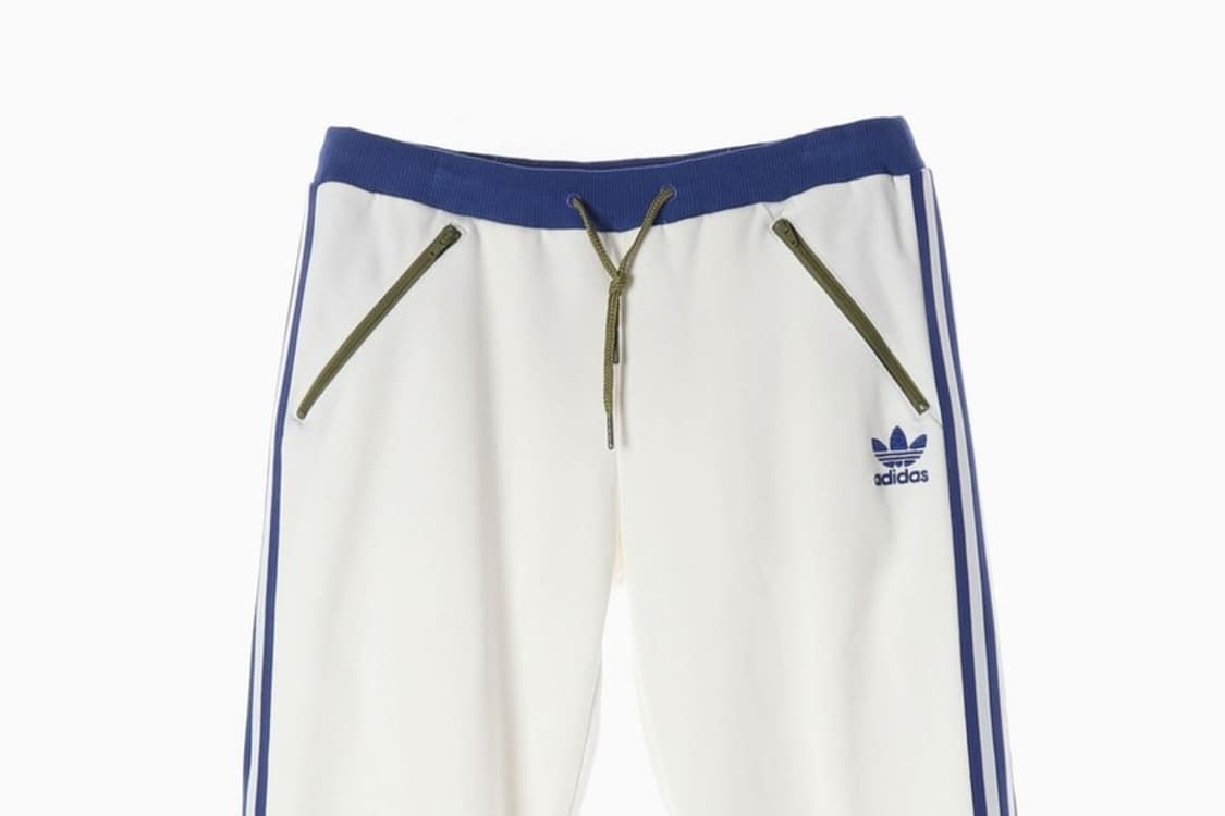 아디다스 D TP 3-STRIPES 화이트 블루 삼선 트랙팬츠 95 상품이미지3