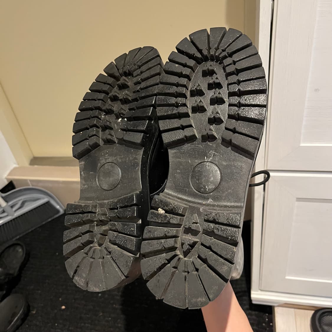 블랙 레이스업 워커 부츠 290 상품이미지3