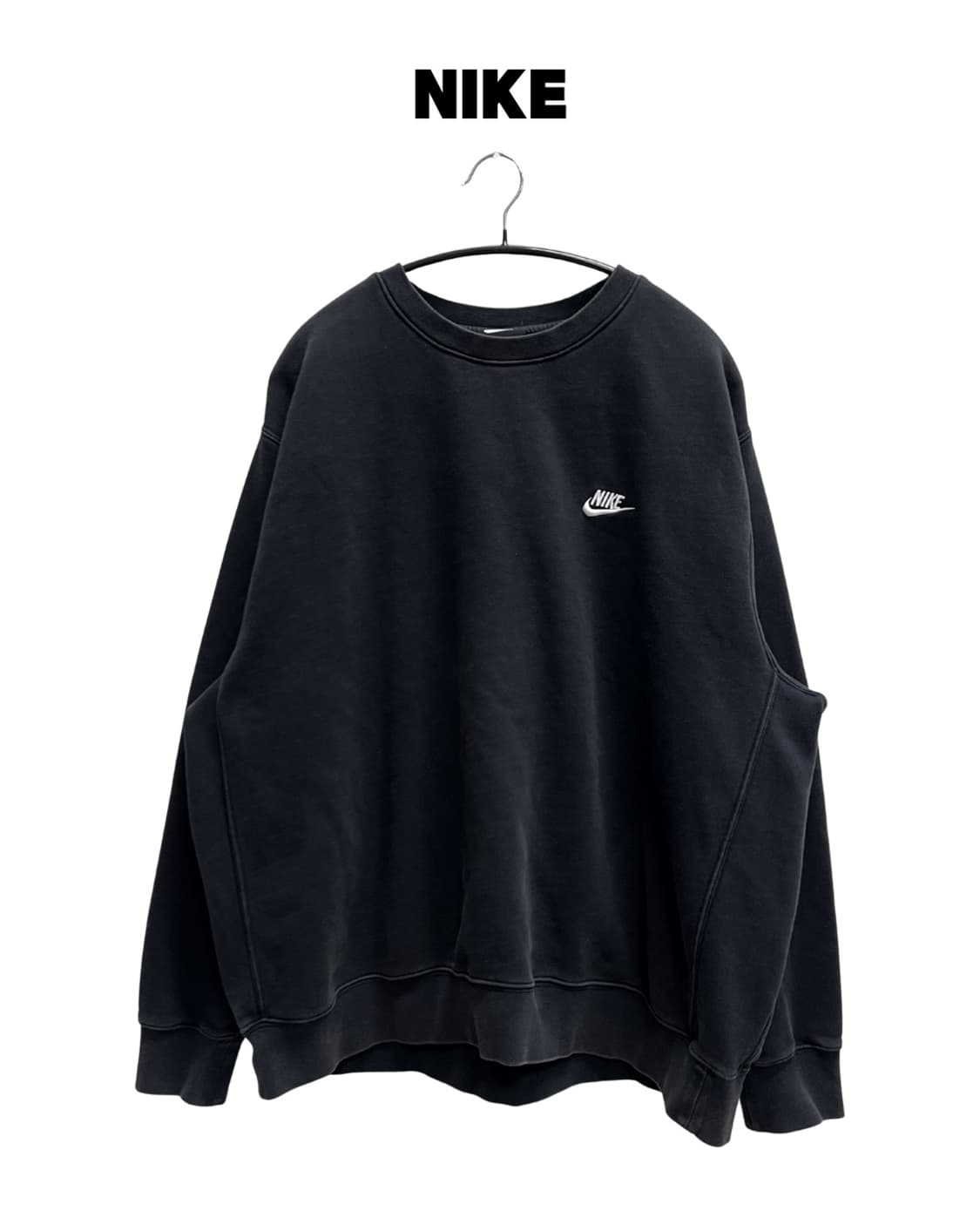 나이키 퓨추라 맨투맨 블랙 상품이미지1