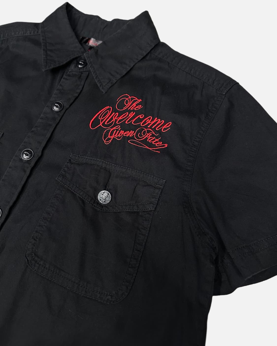 PANHARD red skull emberoidery shirt 상품이미지3