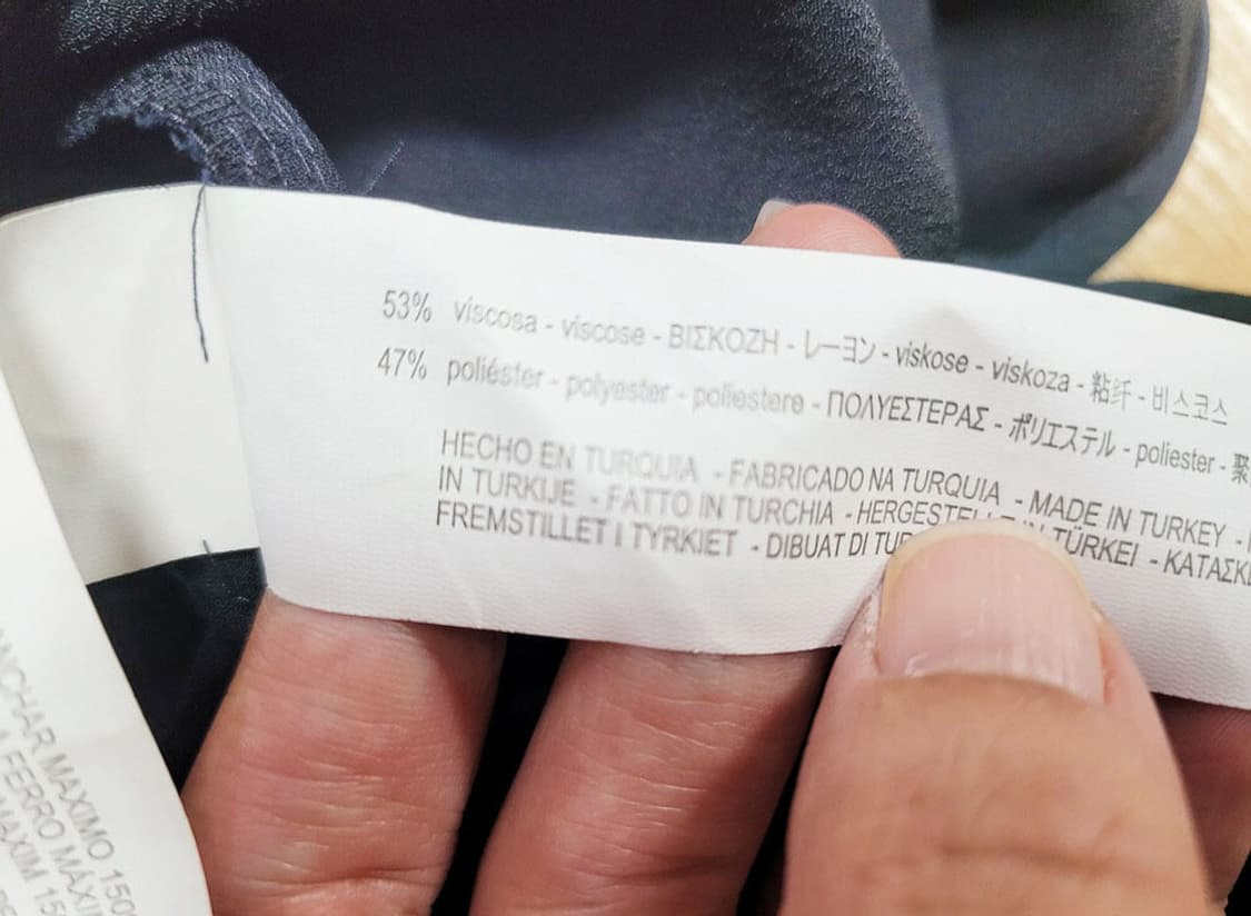 자라(ZARA) 소매트임 비스코사 블라우스 55-66 상품이미지7