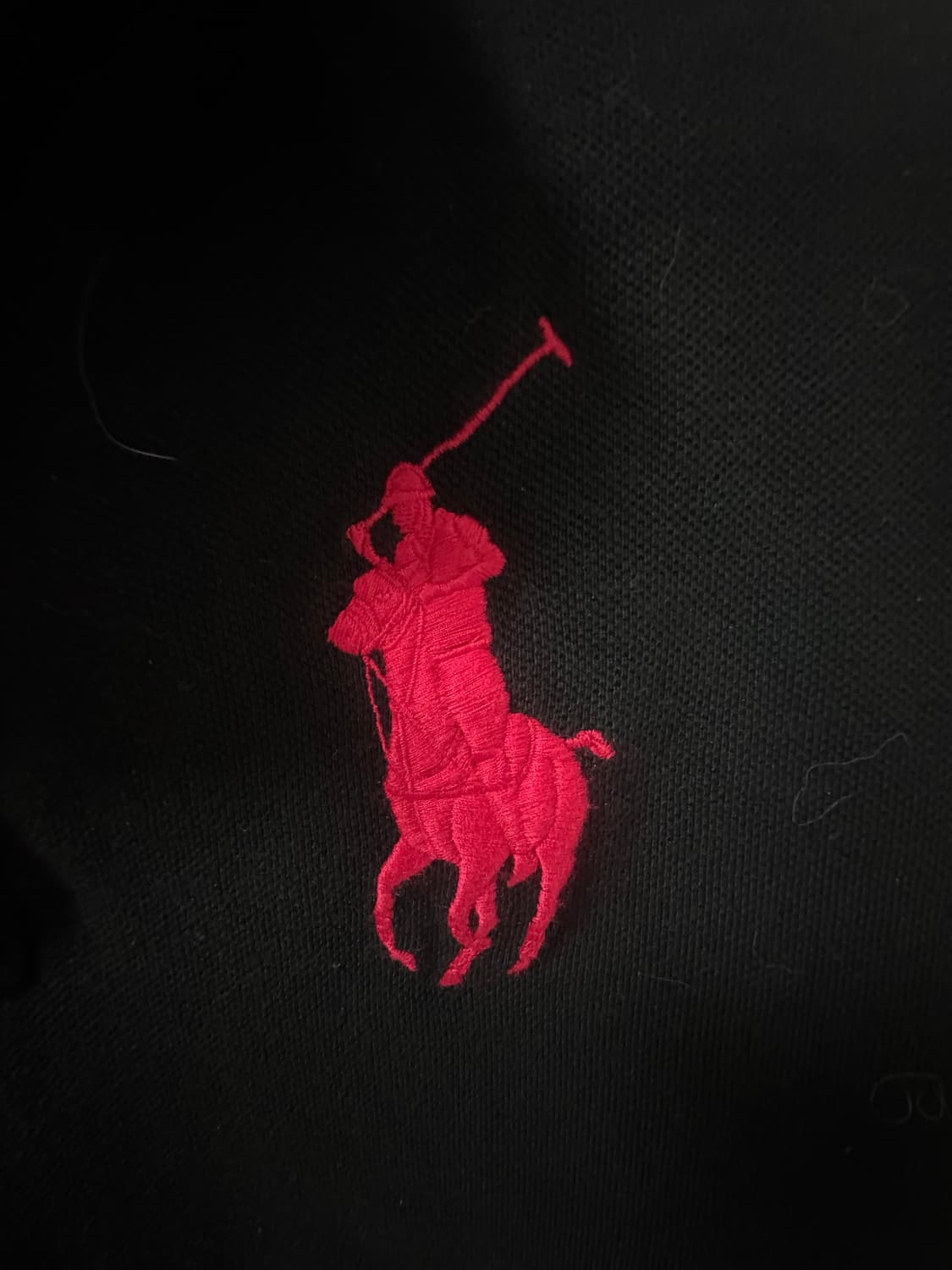[s]빅포니 블랙 레드 넘버 3 반팔 상품이미지2