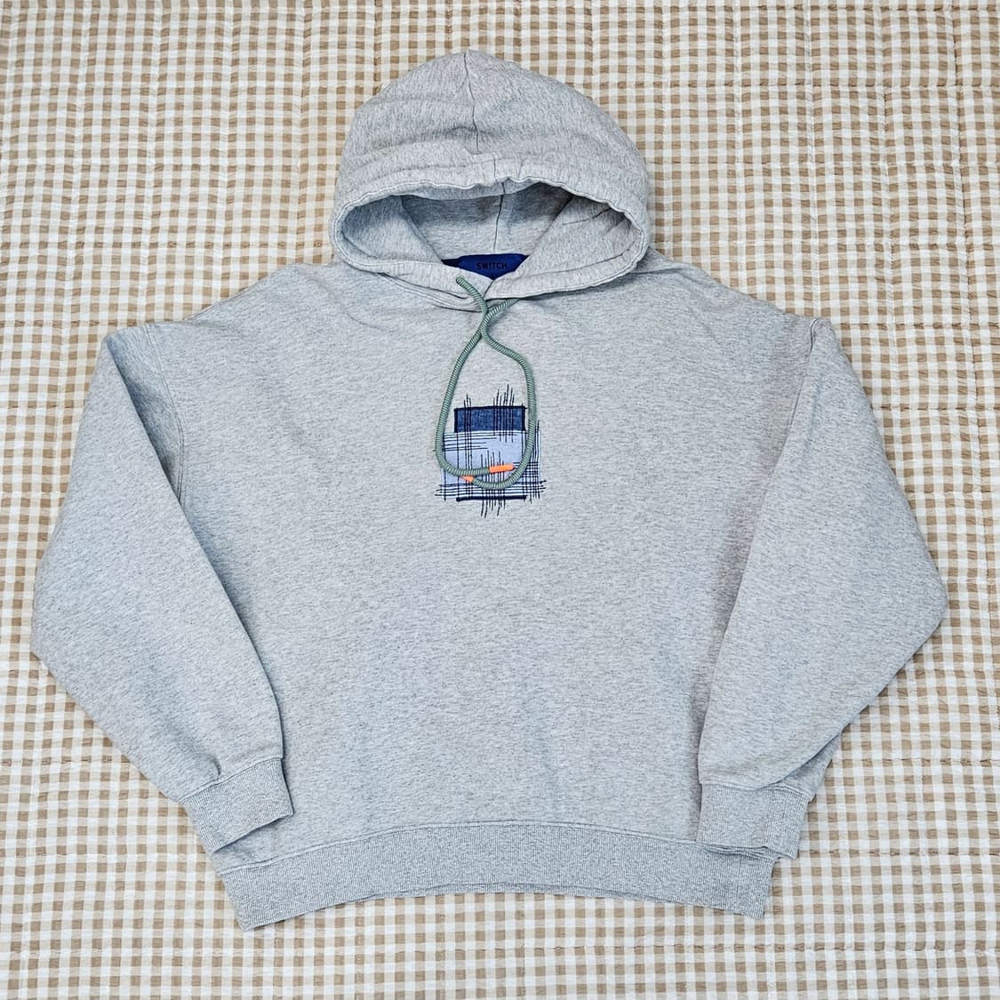 스위치123 오버핏 후드티 남자100~105 상품이미지1