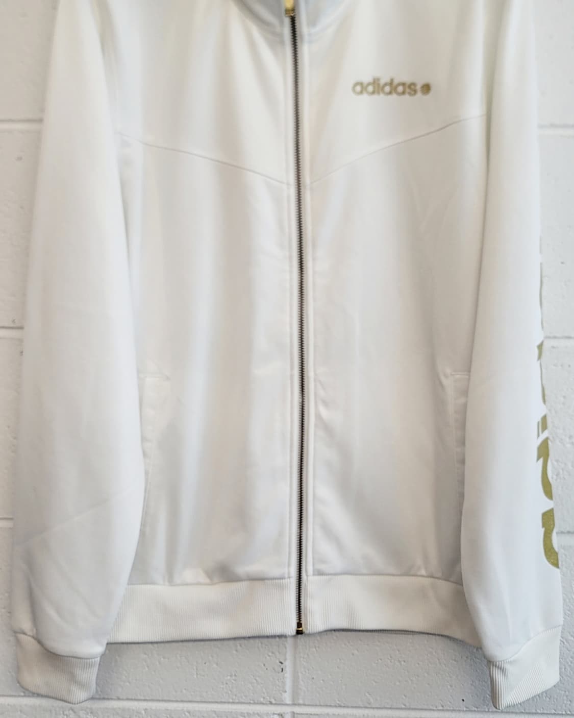 아디다스(일본판) 네오 화이트골드 트랙탑 져지 판매 상품이미지5