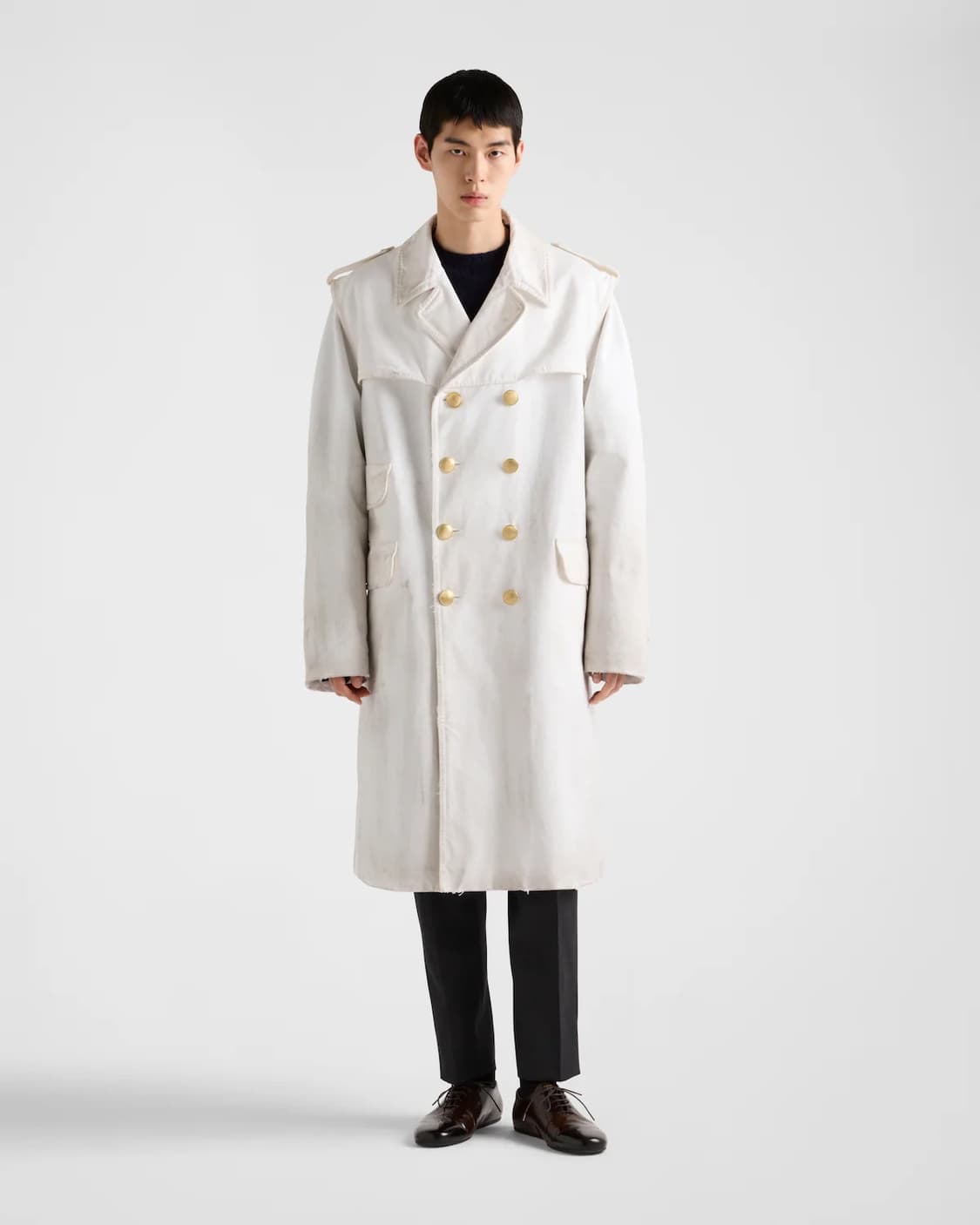 prada 캔버스 더블코트 상품이미지1