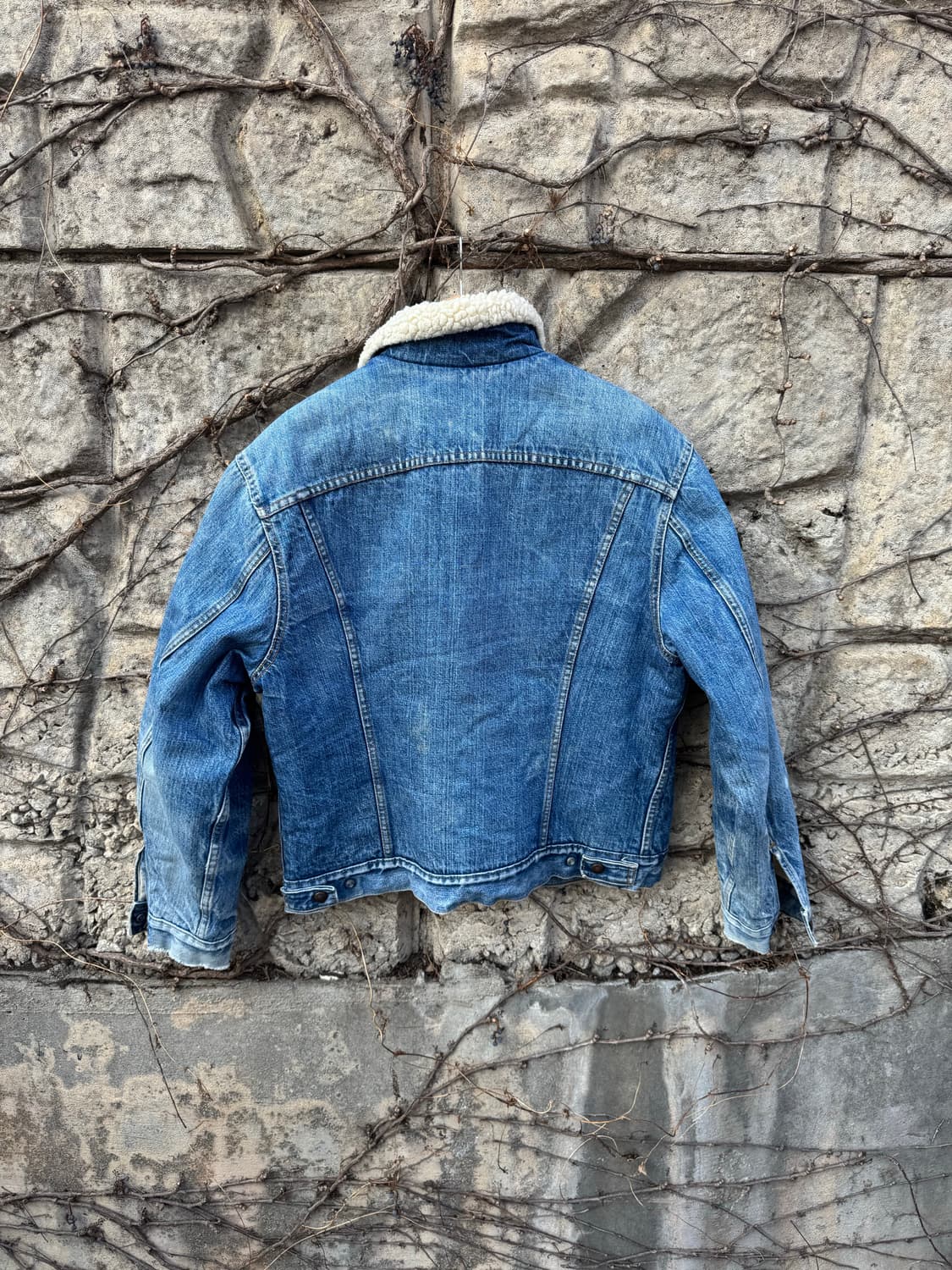 70s 리바이스 빈티지 레드탭 쉐르파 안감 데님 트러커 자켓 웨스턴 상품이미지2