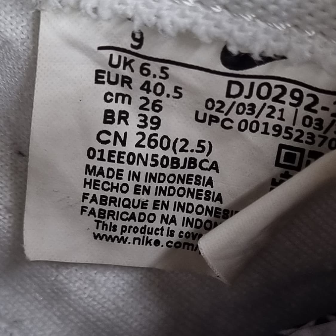 나이키 블레이저 로우77 플랫폼 운동화 260 상품이미지6