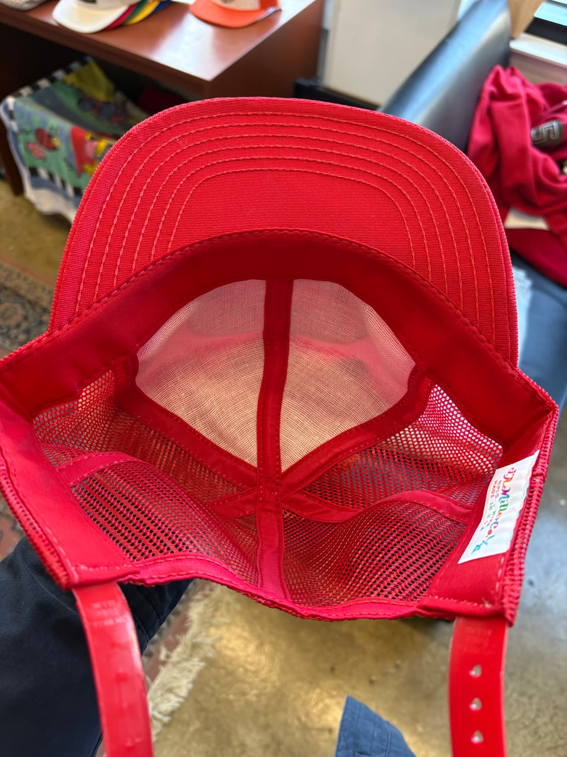 80s USA JACKNIFE 트러커캡 데드스탁 상품이미지6