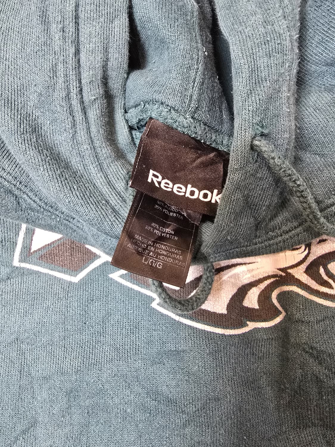 NFL Reebok 이글스 후드티 L / 딥그린 빈티지 팀 어패럴 상품이미지2