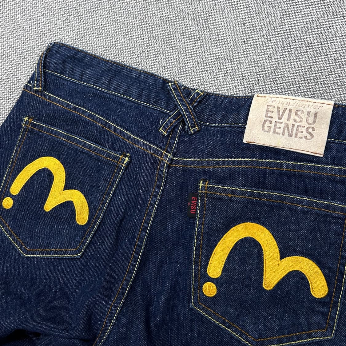 에비수 백포켓 로고 데님팬츠(28) 상품이미지4