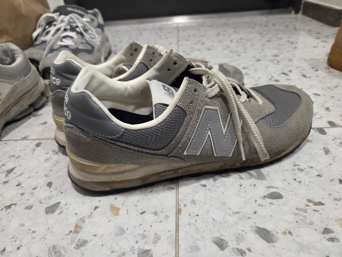 포터리 뉴발란스 574 회색 스니커즈 300mm 상품이미지2
