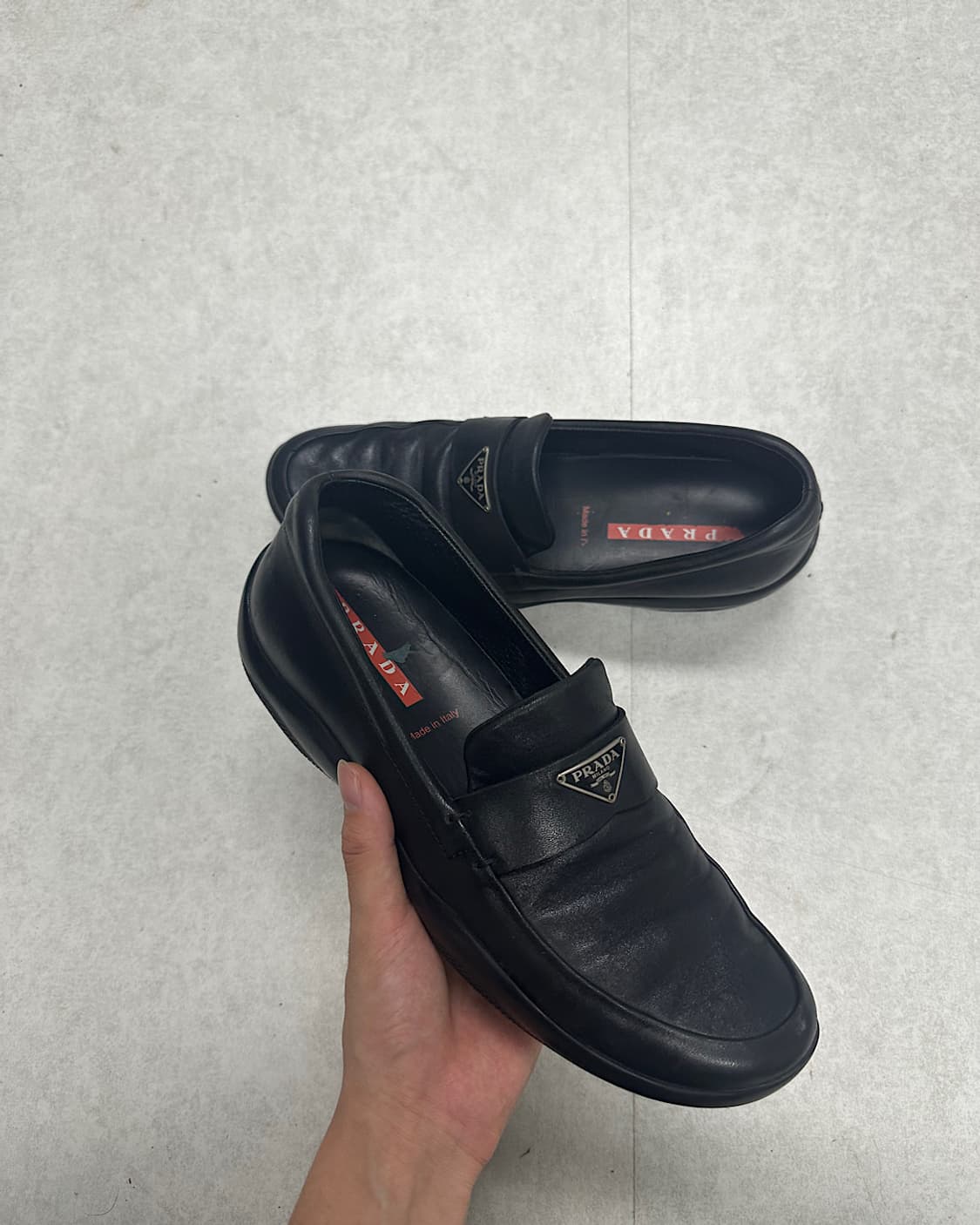 프라다 스포츠 레더 로퍼 상품이미지8