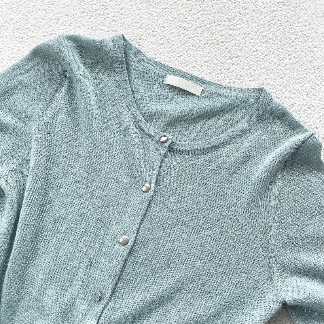 소다맛 글리터 여리핏 코인 가디건 상품이미지2