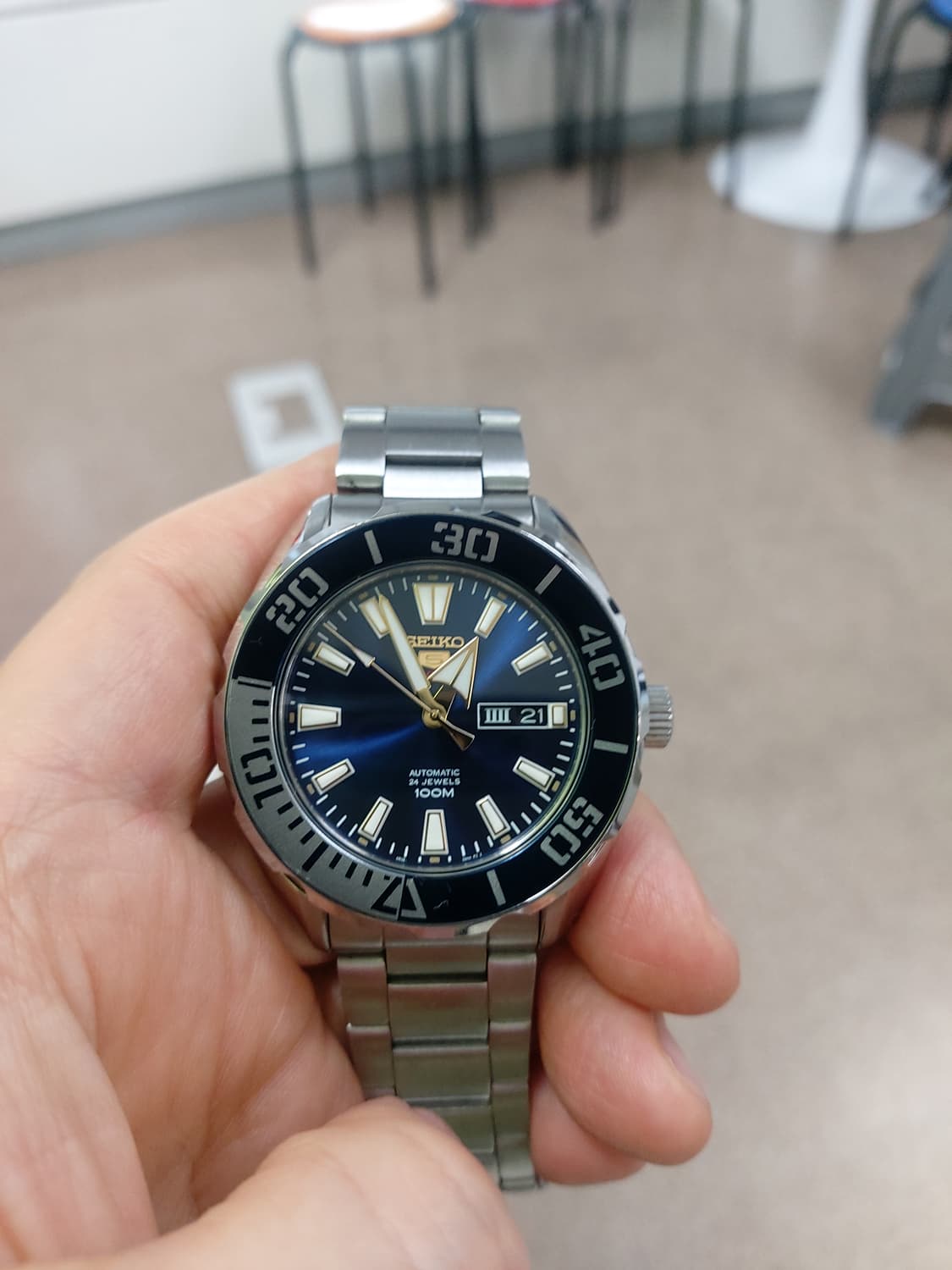 세이코 오토매틱 블루 다이버  상품이미지1