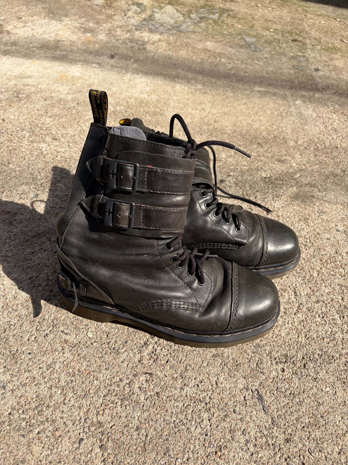 265) Dr. Martens 바든 더블 버클 바이커부츠 상품이미지3