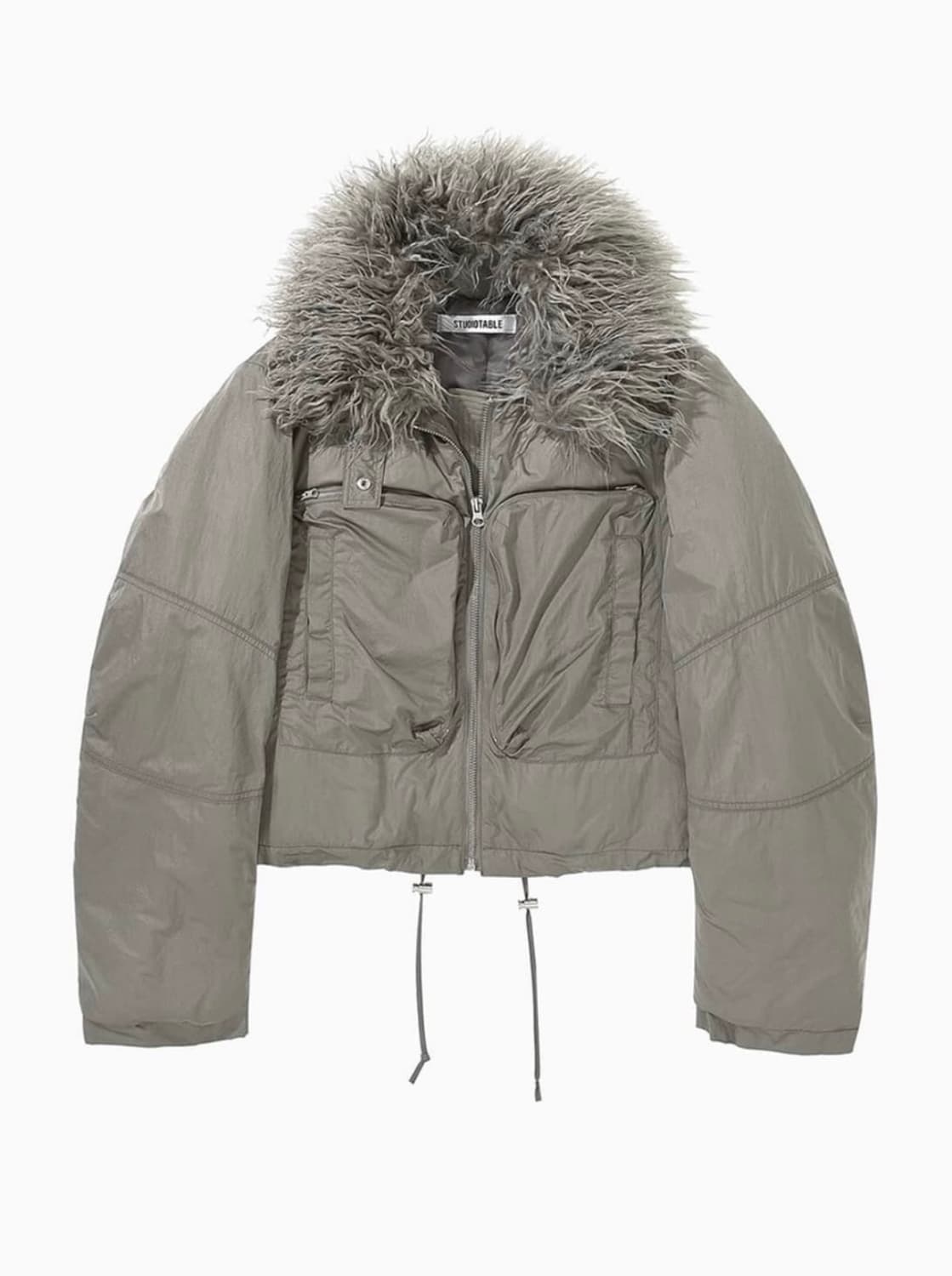 스튜디오테이블 FUR COLLR POCKET BOBER JACKET 상품이미지1