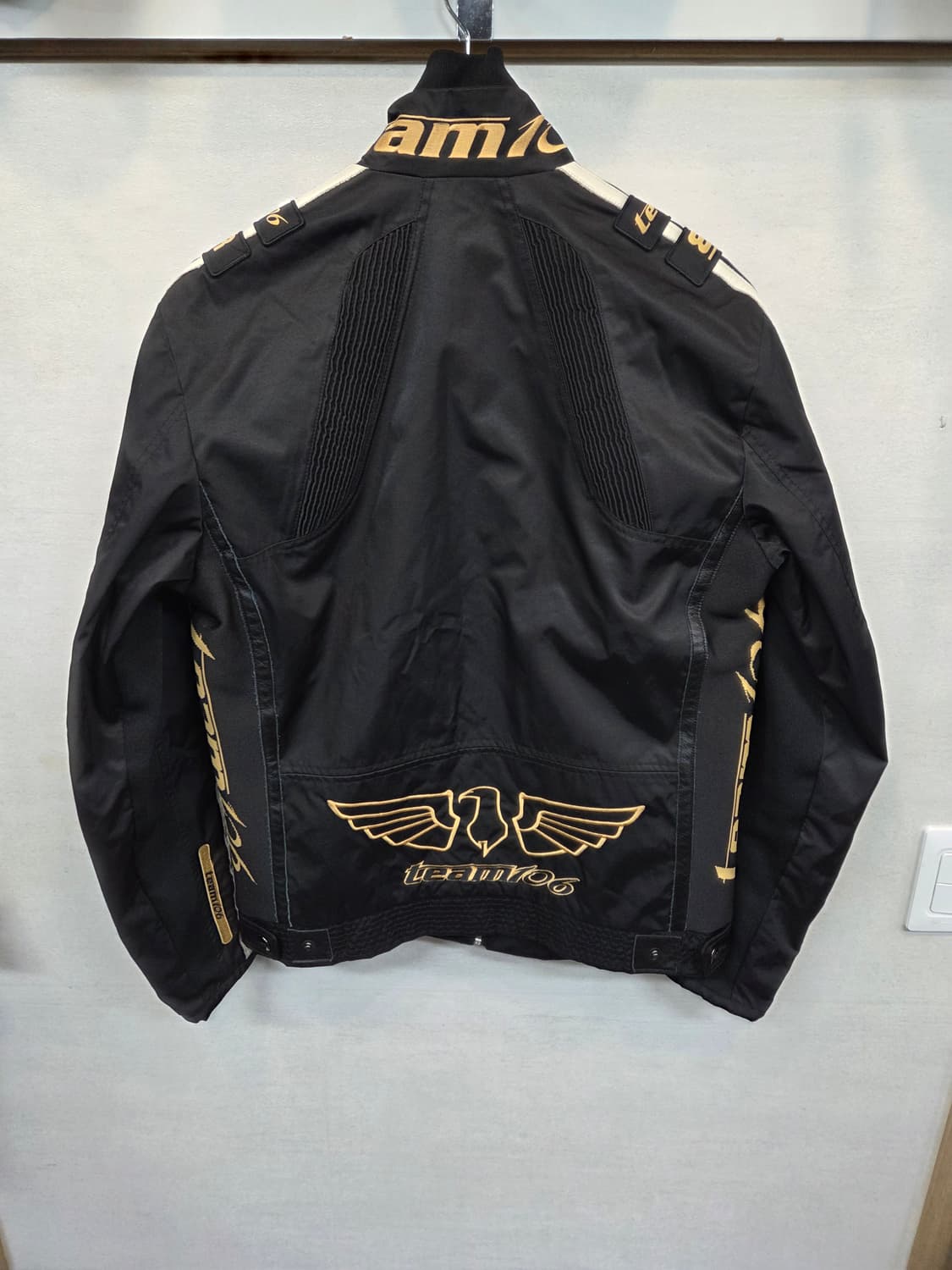 Exr 106 팀 레이싱 소가죽 폴리 자켓 L 상품이미지2