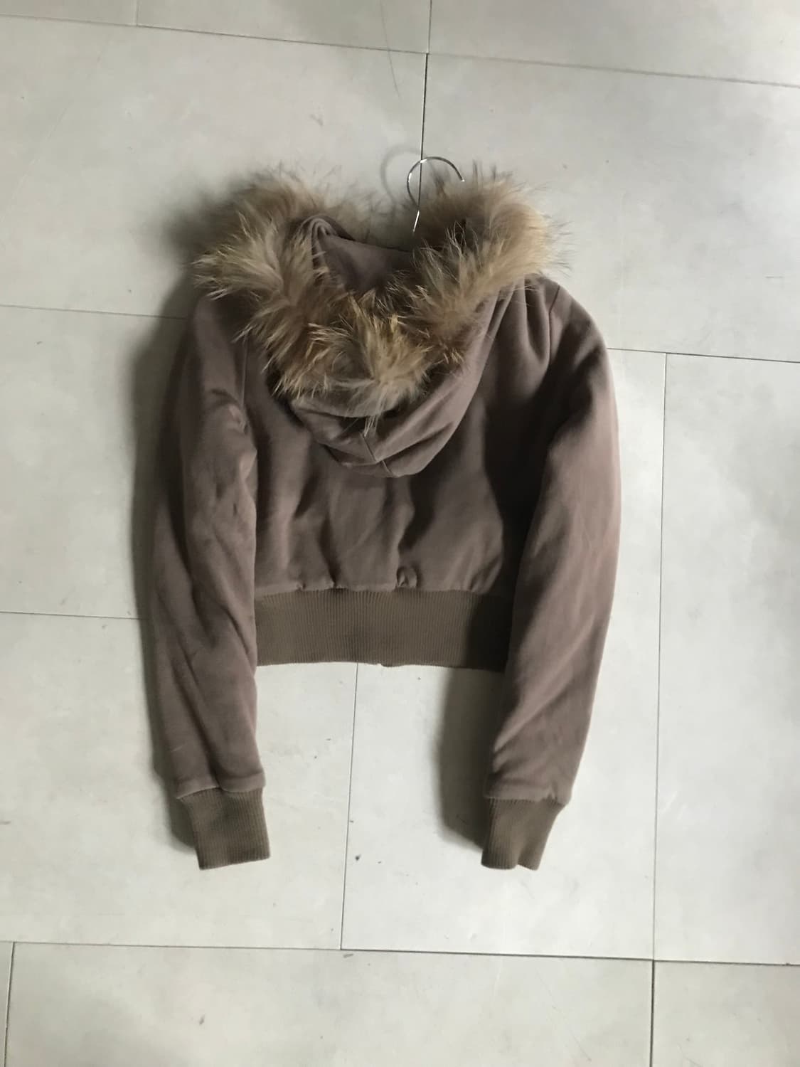 빈티지 브라운 울프죠 후드집업 상품이미지10