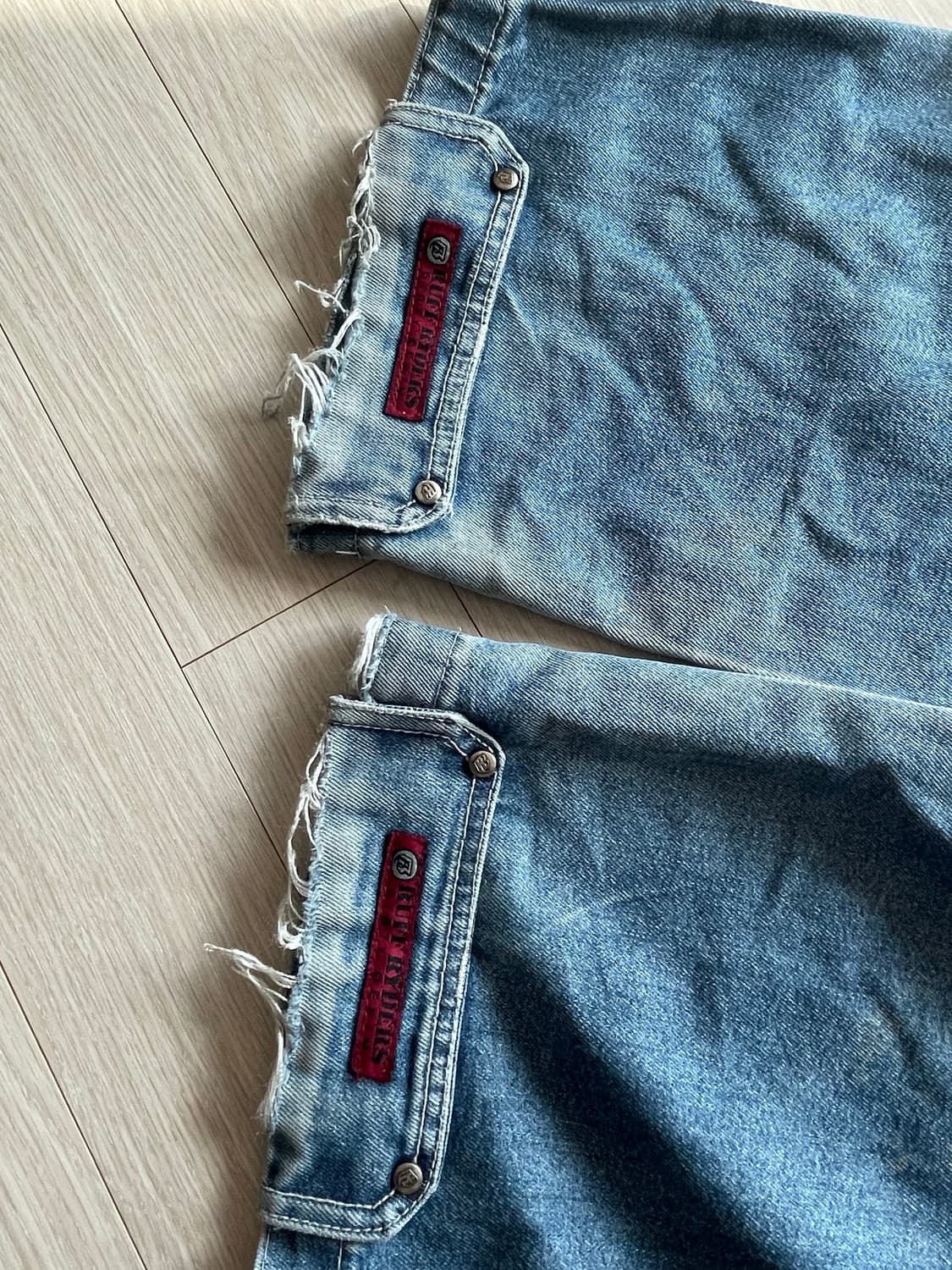 Ruff Ryders 와이드 데님카펜더 팬츠 상품이미지3