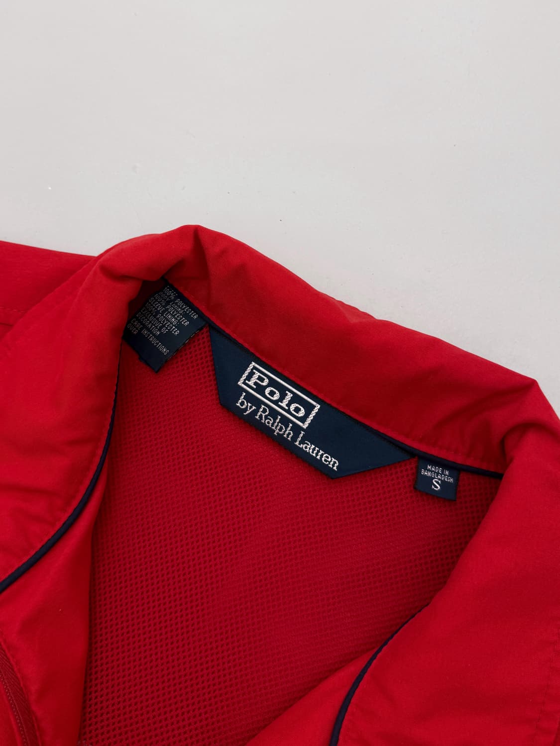 폴로 랄프로렌 오버핏 레드 하프집 폴리쉘 아노락 자켓 상품이미지7