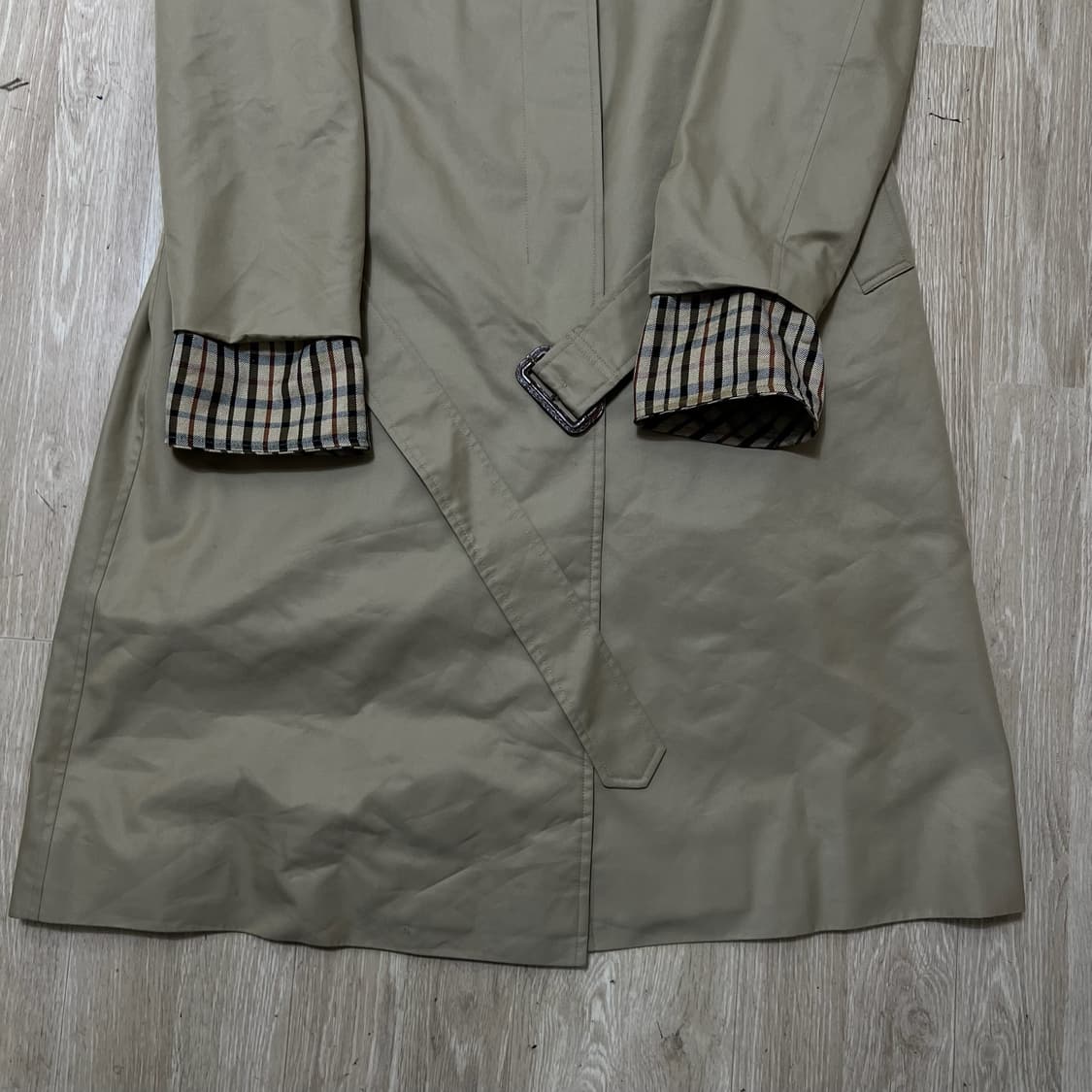 닥스 런던 여성 체크안감 싱글 카라 트렌치코트 85-160  상품이미지3