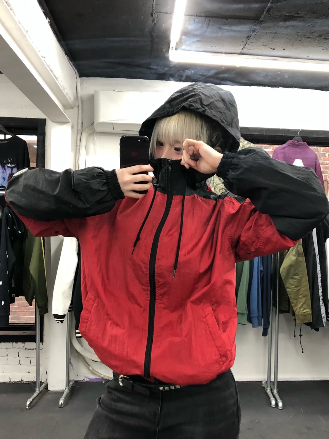 미스치프 빅로고 바람막이 상품이미지2