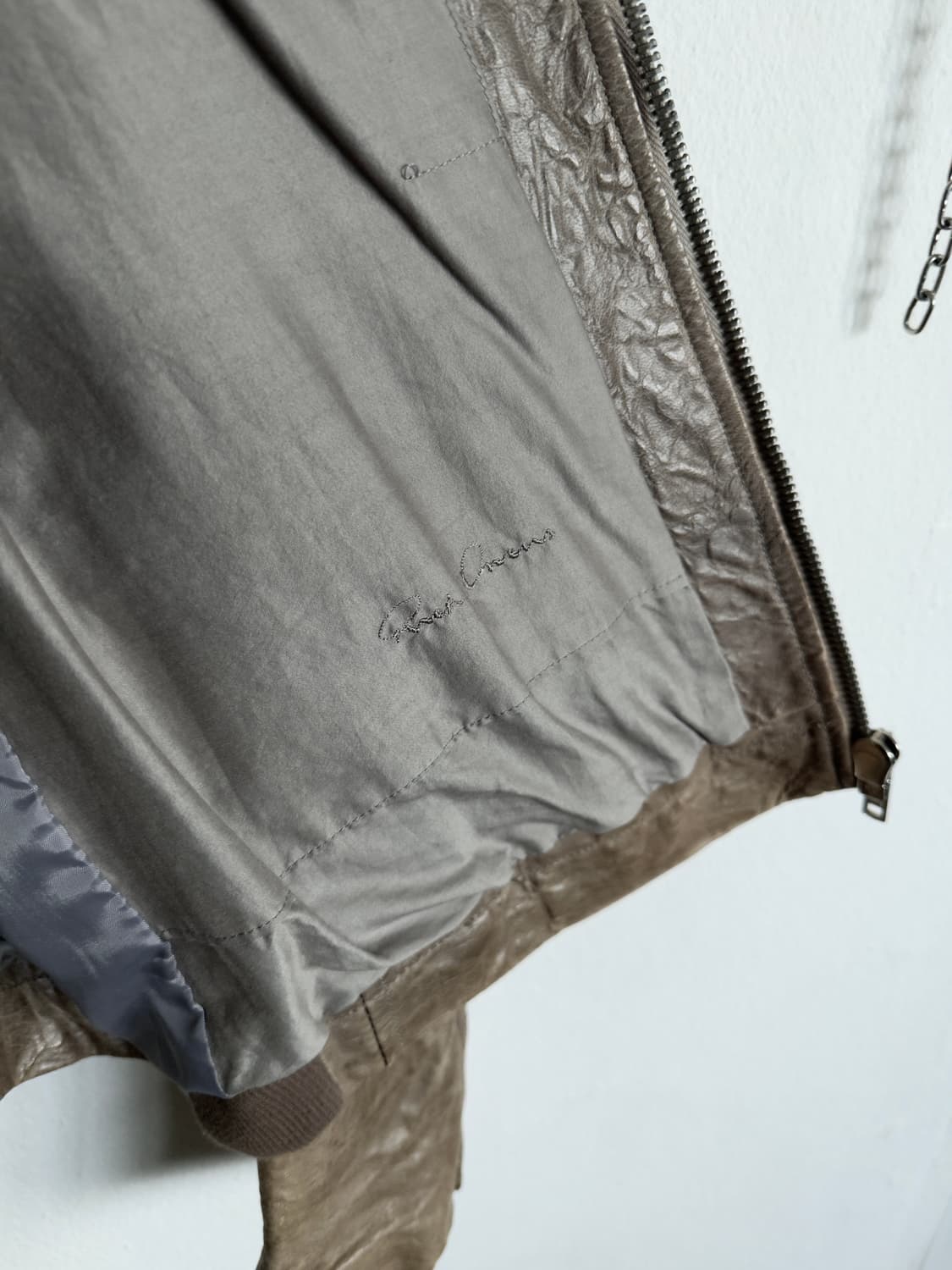 릭오웬스 10FW 몰리노 레더자켓 상품이미지5