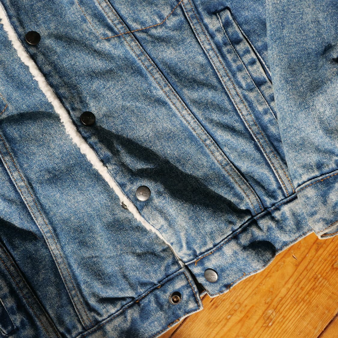 90’s Silver Spur 빈티지 쉐르파 데님자켓 상품이미지5