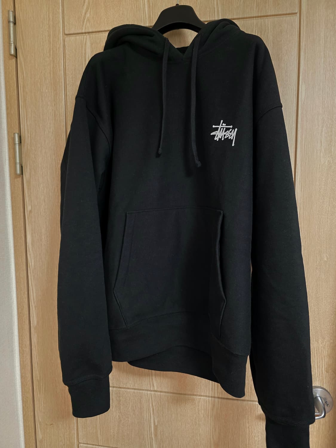 스투시 베이직 후드티 블랙L 상품이미지2