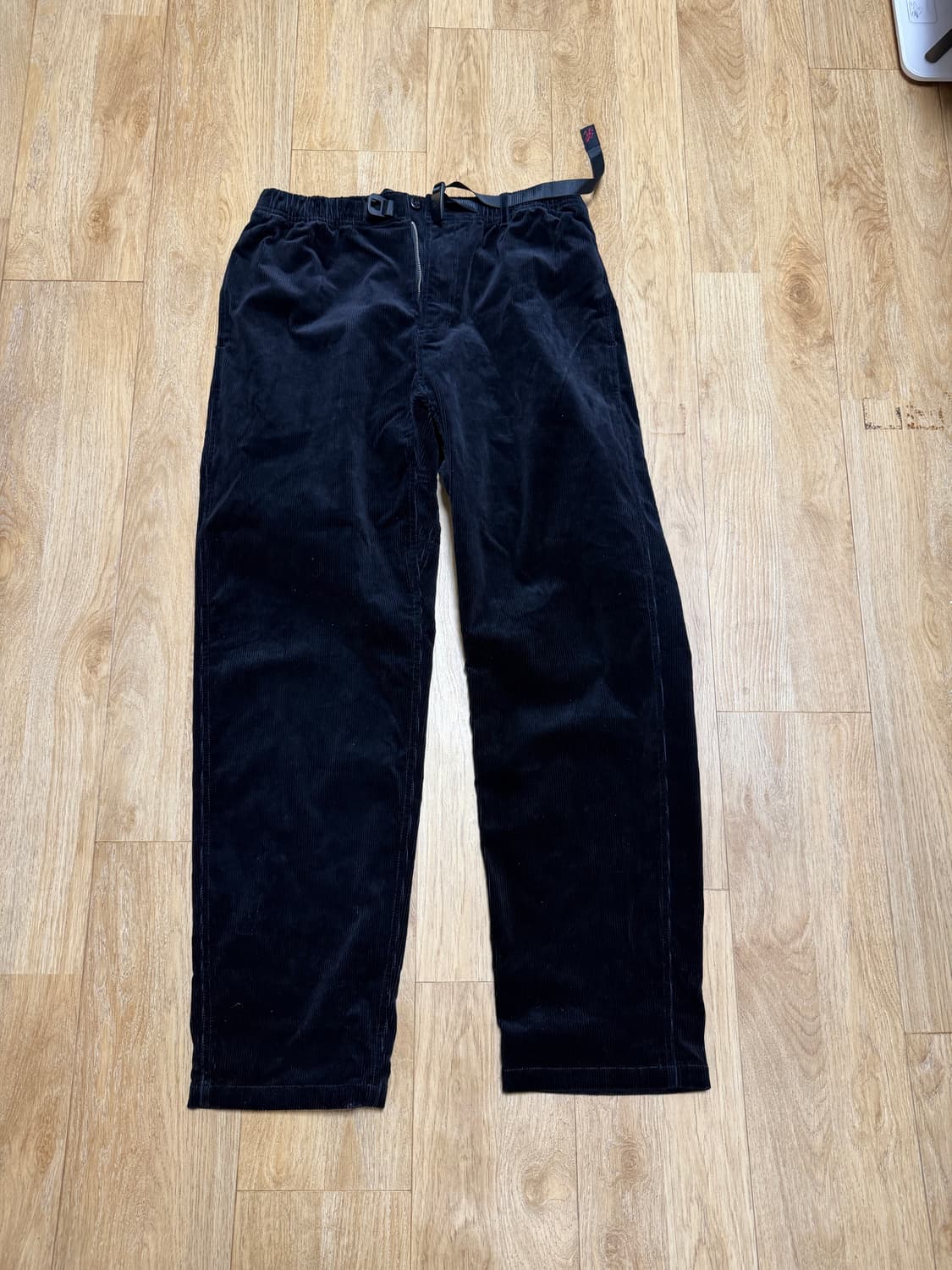 그라미치 블랙 코듀로이 팬츠 XL 상품이미지1